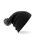 Beechfield Snowstar® Beanie | Unisex | Two-Tone Pom-Pom | 25 Colours | One Size - Hat - Logo Free Clothing