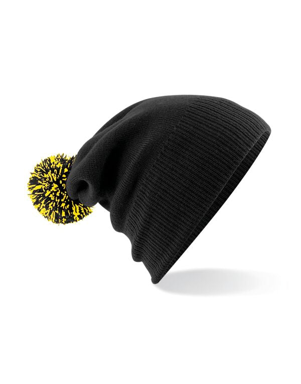 Beechfield Snowstar® Beanie | Unisex | Two-Tone Pom-Pom | 25 Colours | One Size - Hat - Logo Free Clothing
