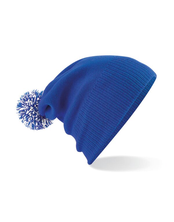 Beechfield Snowstar® Beanie | Unisex | Two-Tone Pom-Pom | 25 Colours | One Size - Hat - Logo Free Clothing