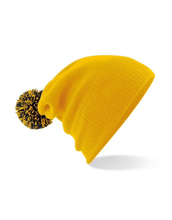 Beechfield Snowstar® Beanie | Unisex | Two-Tone Pom-Pom | 25 Colours | One Size - Hat - Logo Free Clothing