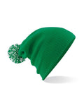 Beechfield Snowstar® Beanie | Unisex | Two-Tone Pom-Pom | 25 Colours | One Size - Hat - Logo Free Clothing