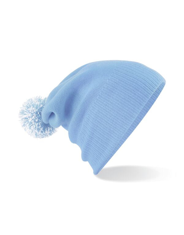 Beechfield Snowstar® Beanie | Unisex | Two-Tone Pom-Pom | 25 Colours | One Size - Hat - Logo Free Clothing