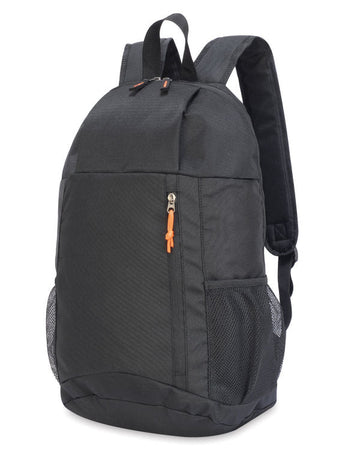 Shugon York Backpack | 24 Litre Rucksack | Padded Straps | Mesh Pockets | Black | One Size
