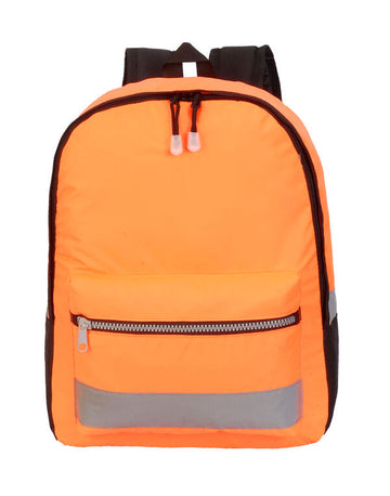 Shugon Gatwick Hi Vis Backpack | 18 Litre Rucksack | Fluorescent | Orange or Yellow | One Size