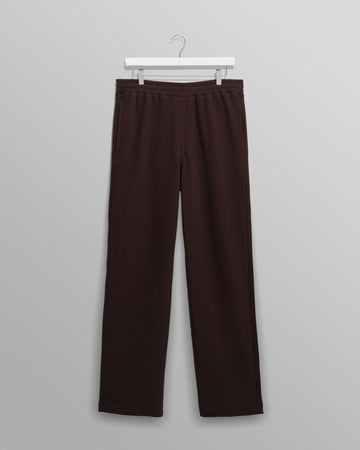 wax london men's Ska - Dark Brown Structured Waffle Joggers