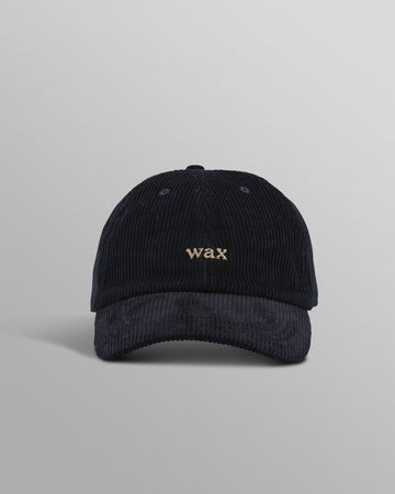 wax london men's Spencer - Navy Corduroy Sports Cap