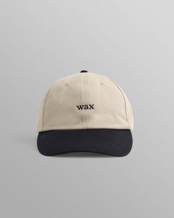 wax london men's Spencer - Stone/Navy Cotton Sports Cap