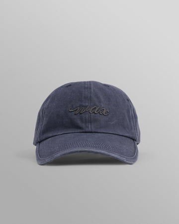 wax london men's Spencer - Washed Navy Cotton Sports Cap