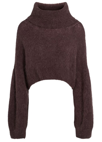 Brown Alpaca Rollneck