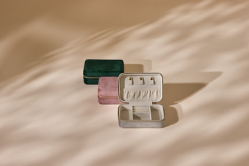 BagBase Velvet Recycled Travel Jewellery Box | Recycled | Zip Close | 3 Colours | One Size
