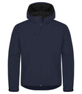 Clique Classic Mens Softshell Hooded Jacket | Recycled Waterproof | 5 Colours | XS-5XL - Summer Jacket - Logo Free Clothing