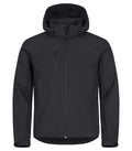 Clique Classic Mens Softshell Hooded Jacket | Recycled Waterproof | 5 Colours | XS-5XL - Summer Jacket - Logo Free Clothing