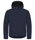 Clique Classic Mens Softshell Hooded Jacket | Recycled Waterproof | 5 Colours | XS-5XL - Summer Jacket - Logo Free Clothing