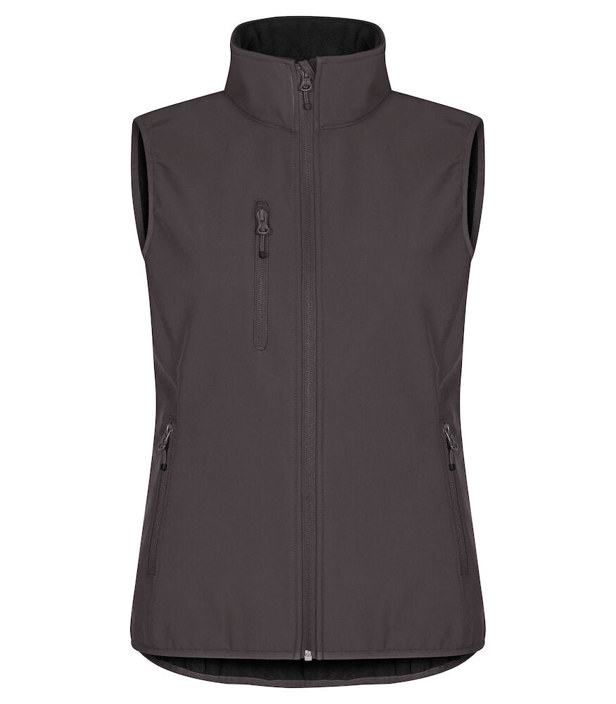 Clique Classic Ladies Softshell Gilet | Recycled Waterproof Softshell | 9 Colours | XS-3XL - Gilet - Logo Free Clothing