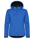 Clique Classic Ladies Softshell Hooded Jacket | Recycled Waterproof | 5 Colours | XS-3XL - Summer Jacket - Logo Free Clothing