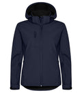 Clique Classic Ladies Softshell Hooded Jacket | Recycled Waterproof | 5 Colours | XS-3XL - Summer Jacket - Logo Free Clothing