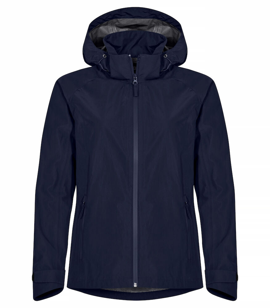 Clique Classic Ladies Shell Jacket | Waterproof | Recycled Material | Navy or Black | XS-2XL - Summer Jacket - Logo Free Clothing