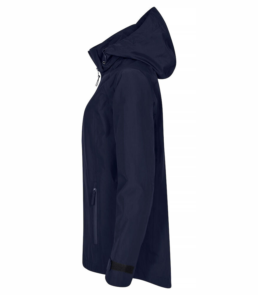 Clique Classic Ladies Shell Jacket | Waterproof | Recycled Material | Navy or Black | XS-2XL - Summer Jacket - Logo Free Clothing