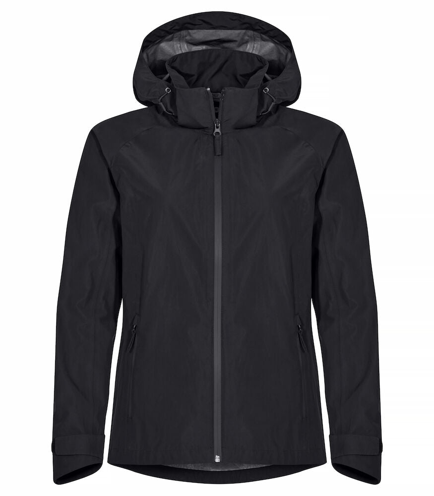 Clique Classic Ladies Shell Jacket | Waterproof | Recycled Material | Navy or Black | XS-2XL - Summer Jacket - Logo Free Clothing