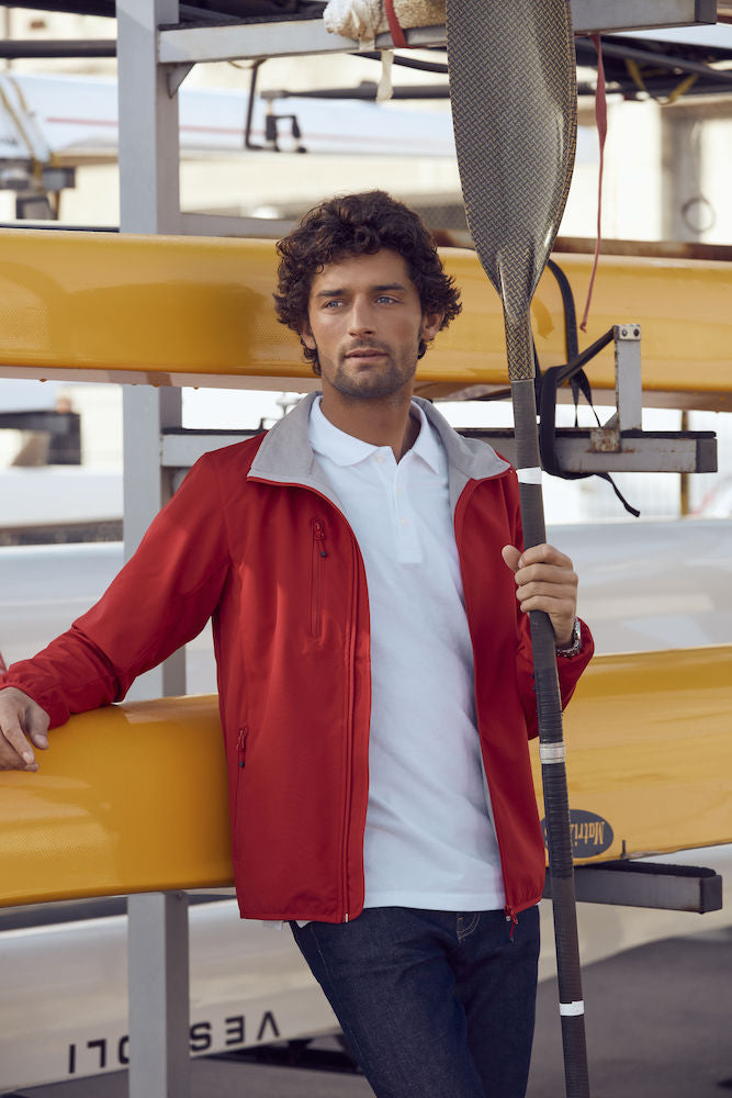 Clique Softshell Jacket Mens. 3 Layer, Waterproof 1000mm, 9 Colours, S-5XL - Summer Jacket - Logo Free Clothing