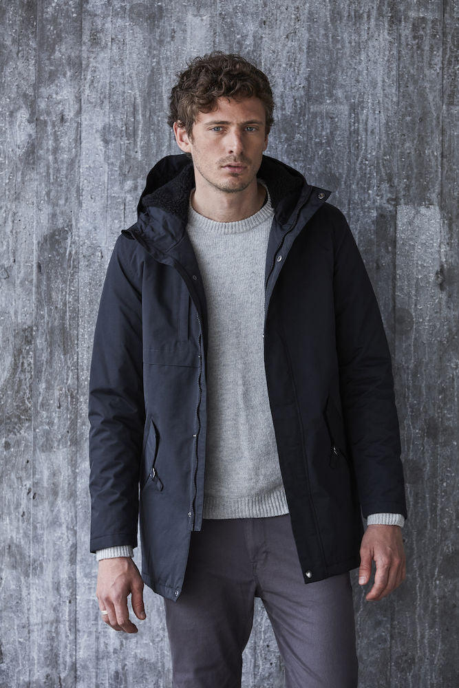 Clique Creston Padded Winter Parka Jacket. Unisex. Waterproof 5000mm. XS-3XL - Winter Jacket - Logo Free Clothing