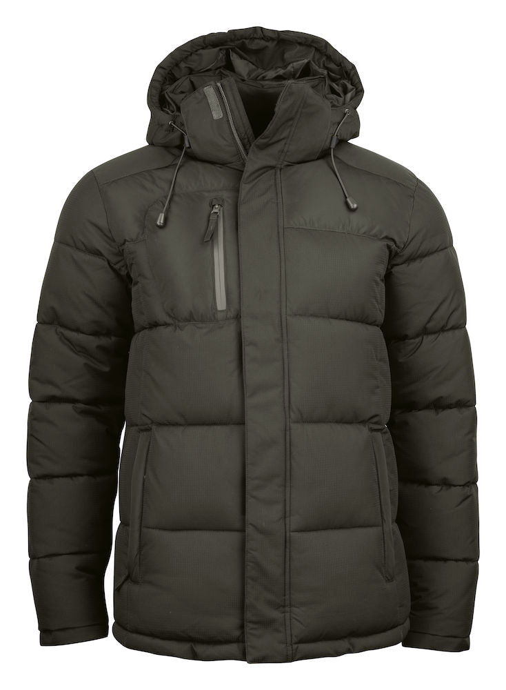 Clique Colorado Mens Parka Jacket. Heavy Padding WP5000mm. Removable Hood. XS-3XL - Winter Jacket - Logo Free Clothing