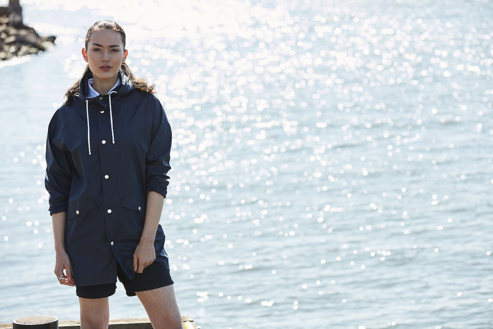 Clique Classic Rain Jacket. Retro Style 8000mm Water Resistant. Unisex. S-2XL - Summer Jacket - Logo Free Clothing