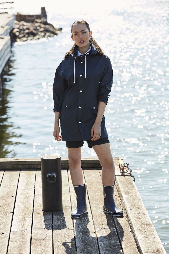 Clique Classic Rain Jacket. Retro Style 8000mm Water Resistant. Unisex. S-2XL - Summer Jacket - Logo Free Clothing