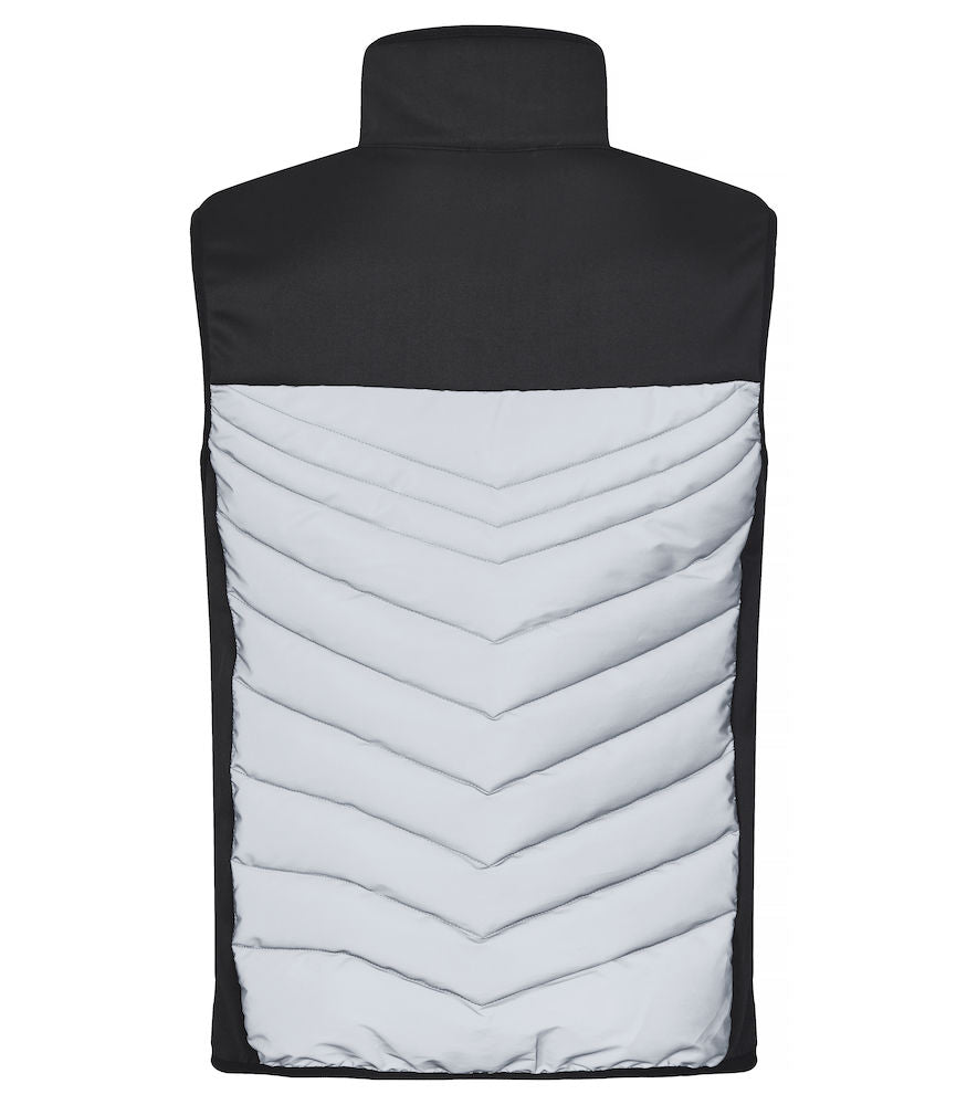 Clique Utah Mens Reflective Gilet. Lightly padded XS-3XL - Gilet - Logo Free Clothing