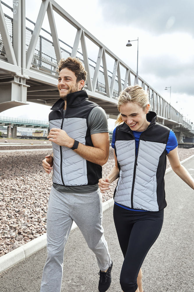 Clique Utah Ladies Reflective Gilet. Lightly padded XS-2XL - Gilet - Logo Free Clothing
