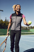 Clique Utah Ladies Reflective Gilet | Lightly Padded Body Warmer | XS-2XL - Gilet - Logo Free Clothing