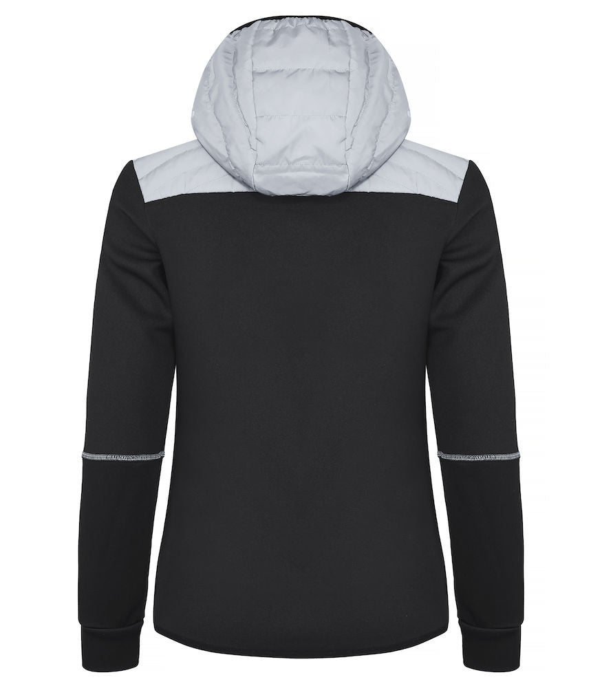 Clique Utah Ladies Reflective Jacket. Lightly padded & Hooded 2 colour option. XS-3XL - Summer Jacket - Logo Free Clothing