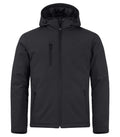 Clique Mens Padded Hooded Softshell Jacket. Waterproof 5000mm. 6 Colours XS-4XL - Summer Jacket - Logo Free Clothing