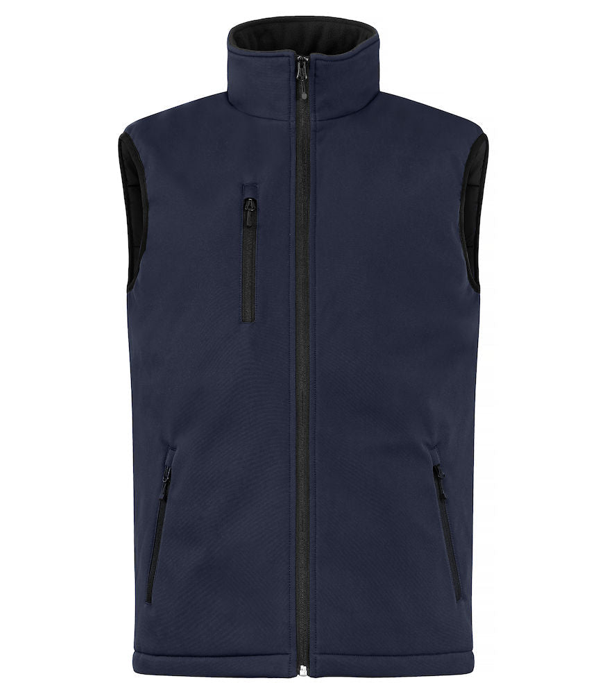 Clique Padded Softshell Gilet- 5000mm Waterproof, Unisex Fit. 6 Colours XS-4XL - Gilet - Logo Free Clothing
