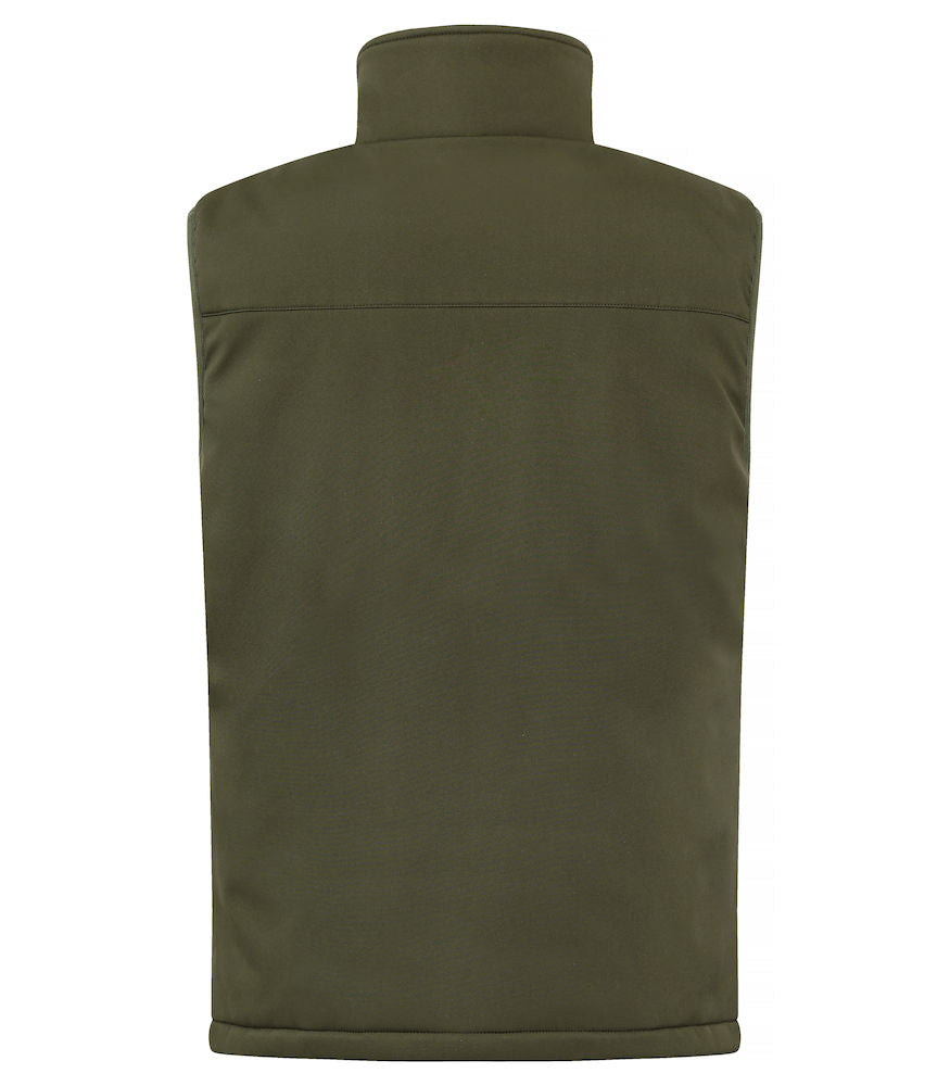 Clique Padded Softshell Gilet- 5000mm Waterproof, Unisex Fit. 6 Colours XS-4XL - Gilet - Logo Free Clothing
