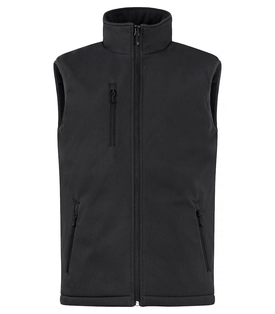 Clique Padded Softshell Gilet- 5000mm Waterproof, Unisex Fit. 6 Colours XS-4XL - Gilet - Logo Free Clothing