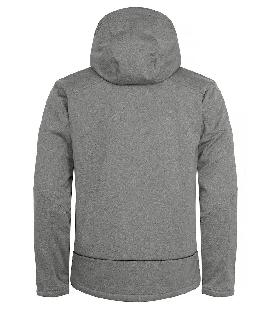 Clique Grayland Mens Padded Softshell Jacket. Removable Hood. Waterproof 10 000mm. XS-4XL - Winter Jacket - Logo Free Clothing
