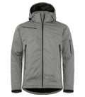 Clique Grayland Mens Padded Softshell Jacket. Removable Hood. Waterproof 10 000mm. XS-4XL - Winter Jacket - Logo Free Clothing
