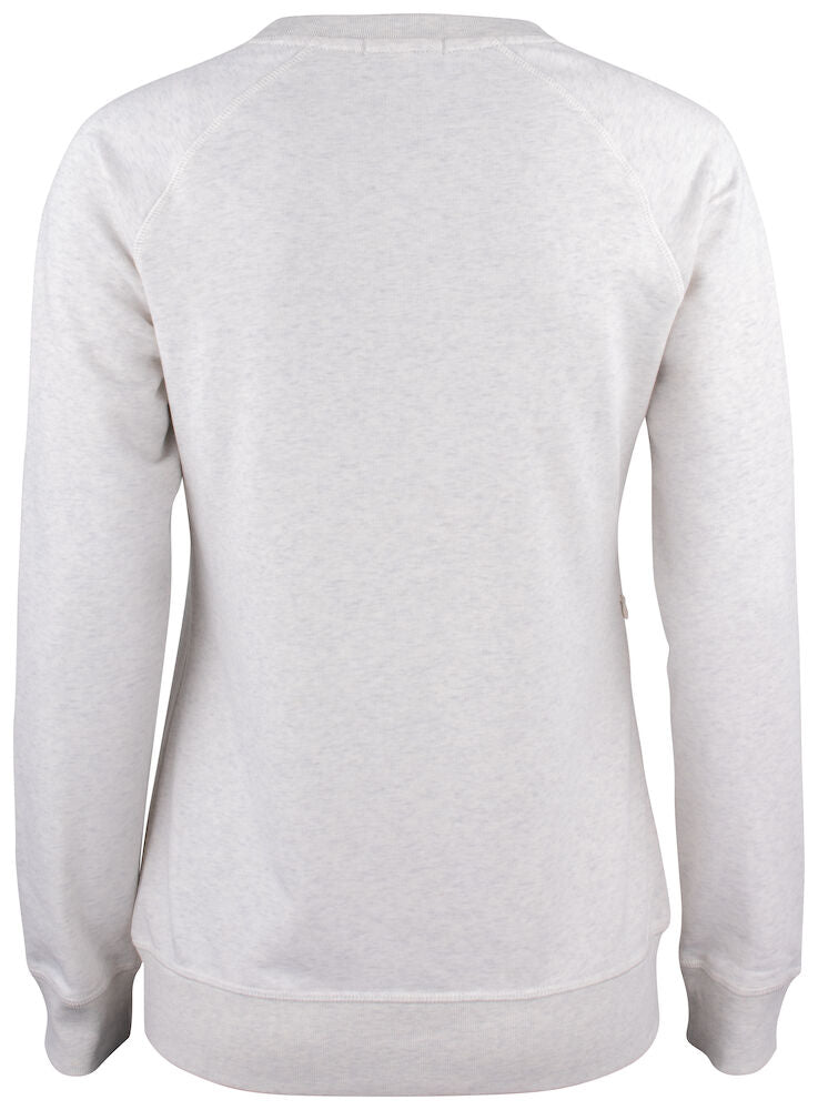 Clique Premium Organic Cotton Ladies Roundneck Sweatshirt | Sweater | 5 Colours | XS-2XL - Sweatshirt - Logo Free Clothing