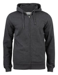 Clique Premium Organic Cotton Mens Zipped Hoodie. OC Hoodie 5 Colours S-3XL - Hoodie - Logo Free Clothing