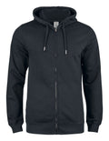 Clique Premium Organic Cotton Mens Zipped Hoodie. OC Hoodie 5 Colours S-3XL - Hoodie - Logo Free Clothing