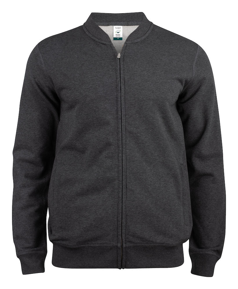 Clique Premium Organic Cotton Mens Zipped Sweatshirt. XS-3XL. 5 Colours - Sweatshirt - Logo Free Clothing