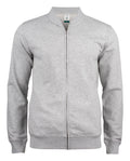 Clique Premium Organic Cotton Mens Zipped Sweatshirt. XS-3XL. 5 Colours - Sweatshirt - Logo Free Clothing