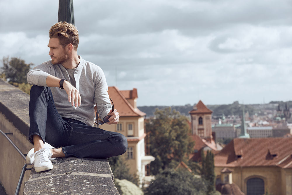 Clique Premium Organic Cotton Mens Zipped Sweatshirt. XS-3XL. 5 Colours - Sweatshirt - Logo Free Clothing