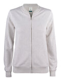 Clique Premium Organic Cotton Ladies Zipped Sweatshirt. XS-2XL. 5 Colours - Sweatshirt - Logo Free Clothing