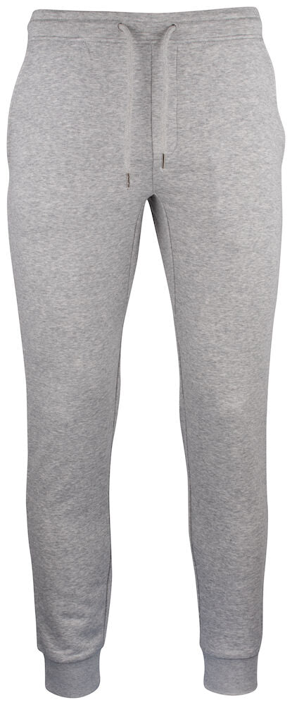 Clique Premium Organic Cotton Mens Joggers | CVC French Terry Lounge Wear | 3 Colours | XS-3XL - Trousers - Logo Free Clothing