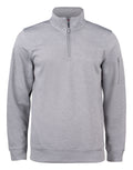 Clique Active Half Zip Sweatshirt. Spun Dyed- Unisex 1/2 Zip. 5 Colours. XS-3XL - Sweatshirt - Logo Free Clothing