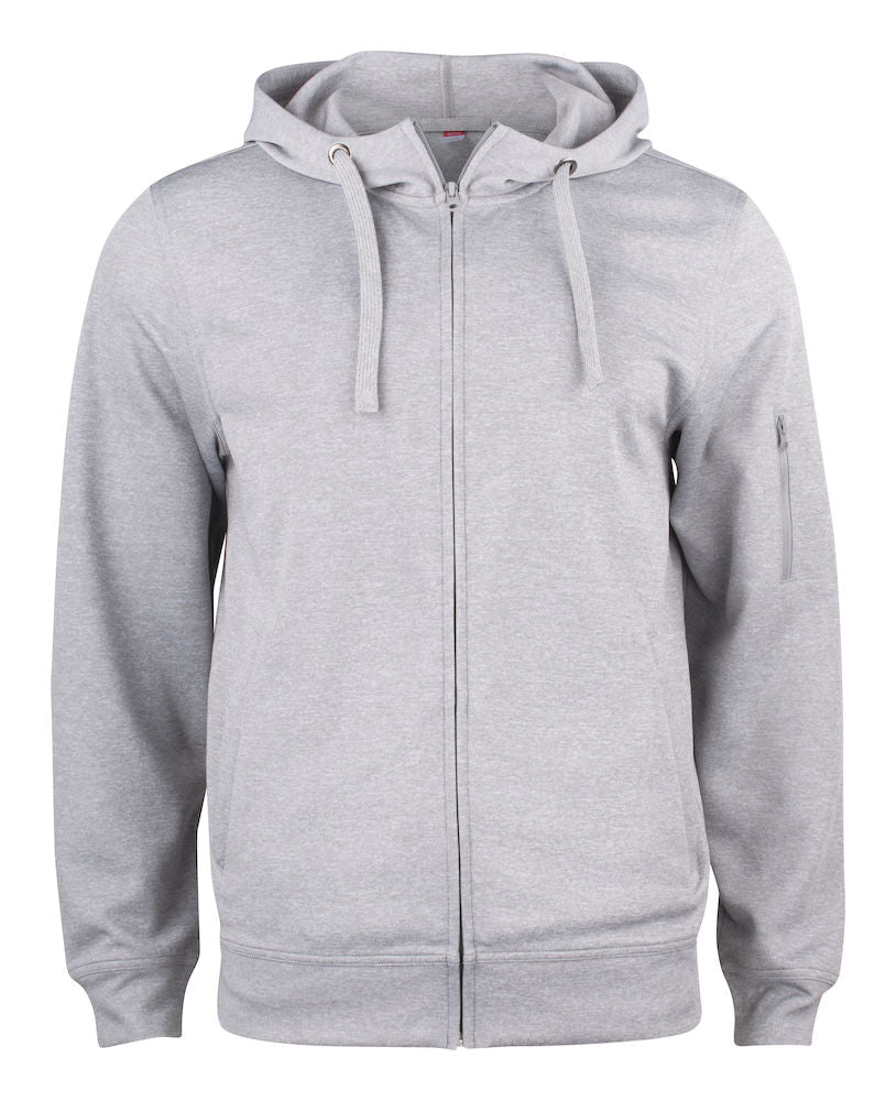 Clique Mens Active Zipped Hoodie. XS-3XL. 5 Colours - Hoodie - Logo Free Clothing