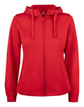 Clique Ladies Active Zipped Hoodie. XS-2XL. 5 Colours - Hoodie - Logo Free Clothing