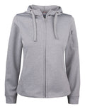 Clique Ladies Active Zipped Hoodie. XS-2XL. 5 Colours - Hoodie - Logo Free Clothing